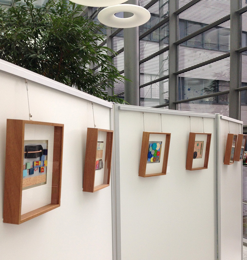 Ausstellung in der Buchhandlung Domstraße